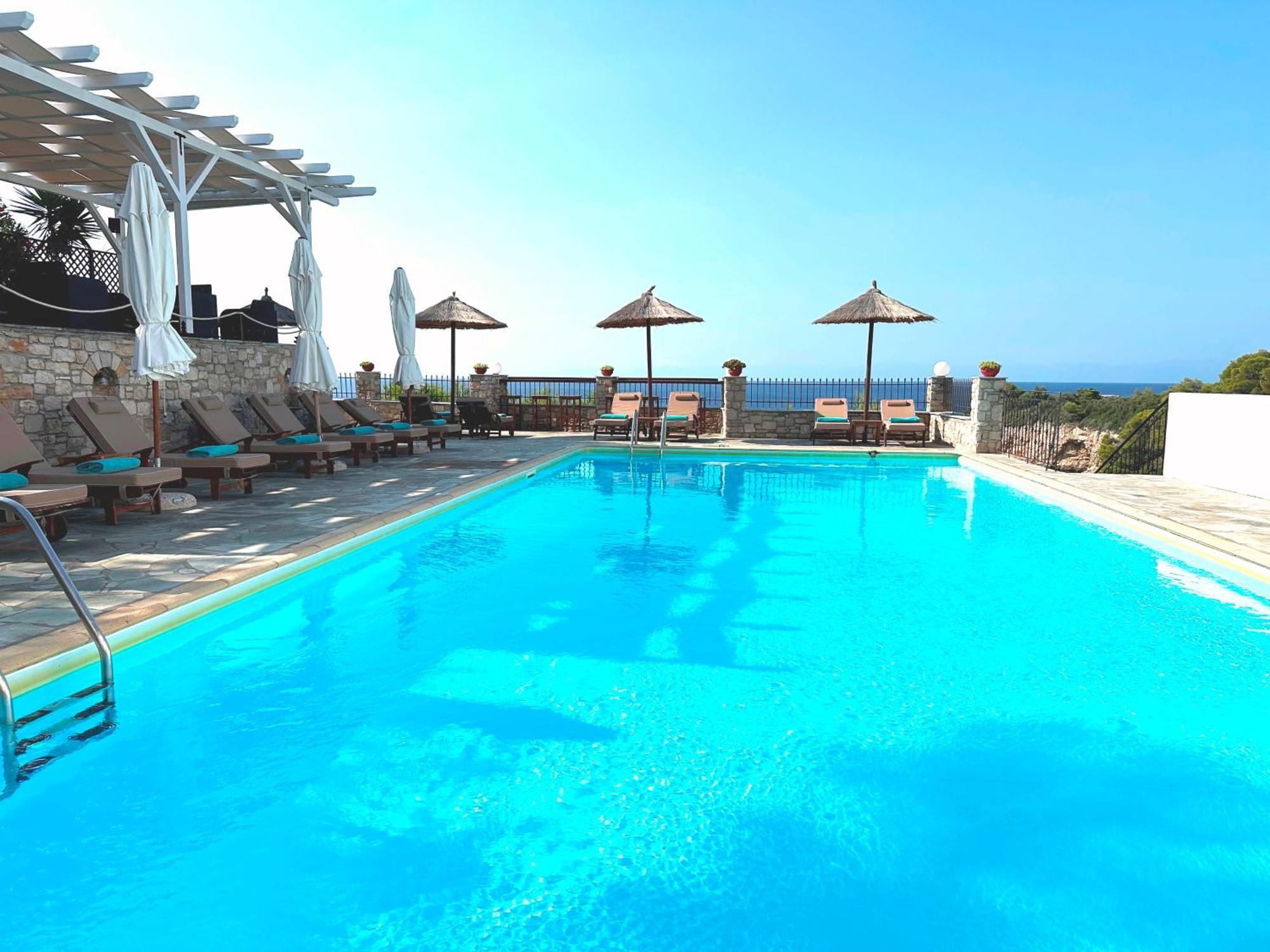 Yalis Hotel Votsi  Bagian luar foto