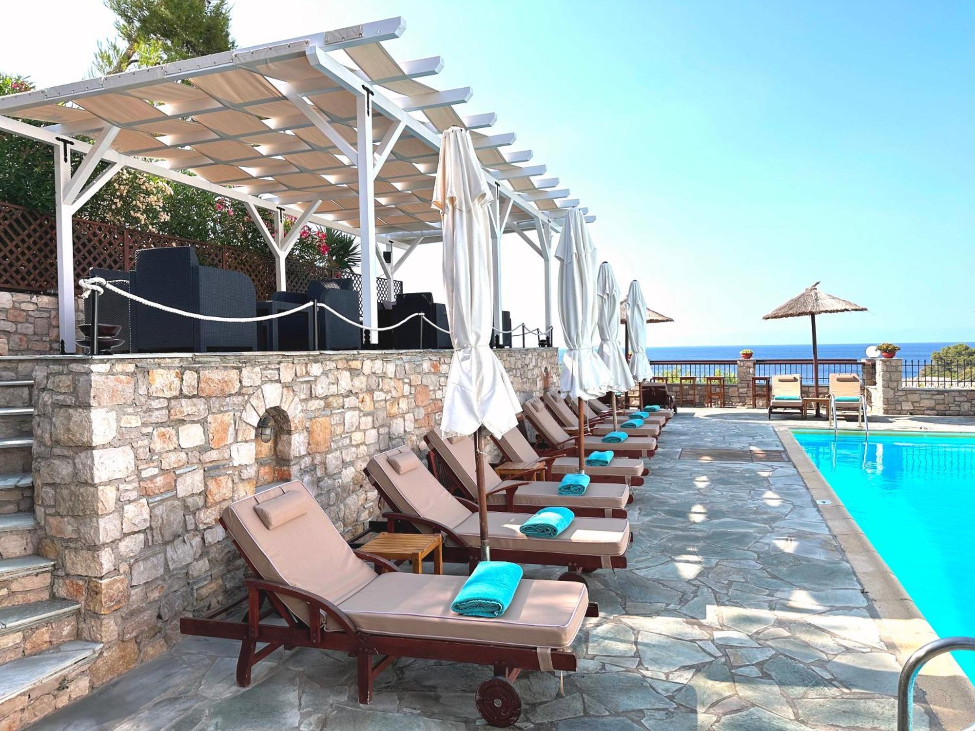 Yalis Hotel Votsi  Bagian luar foto